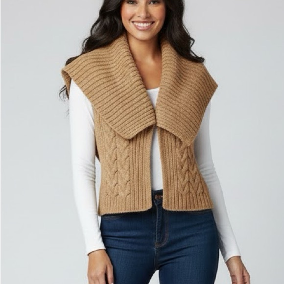 Y2K BEBE VEST STYLE Sweater 24” LONG - Picture 1 of 9